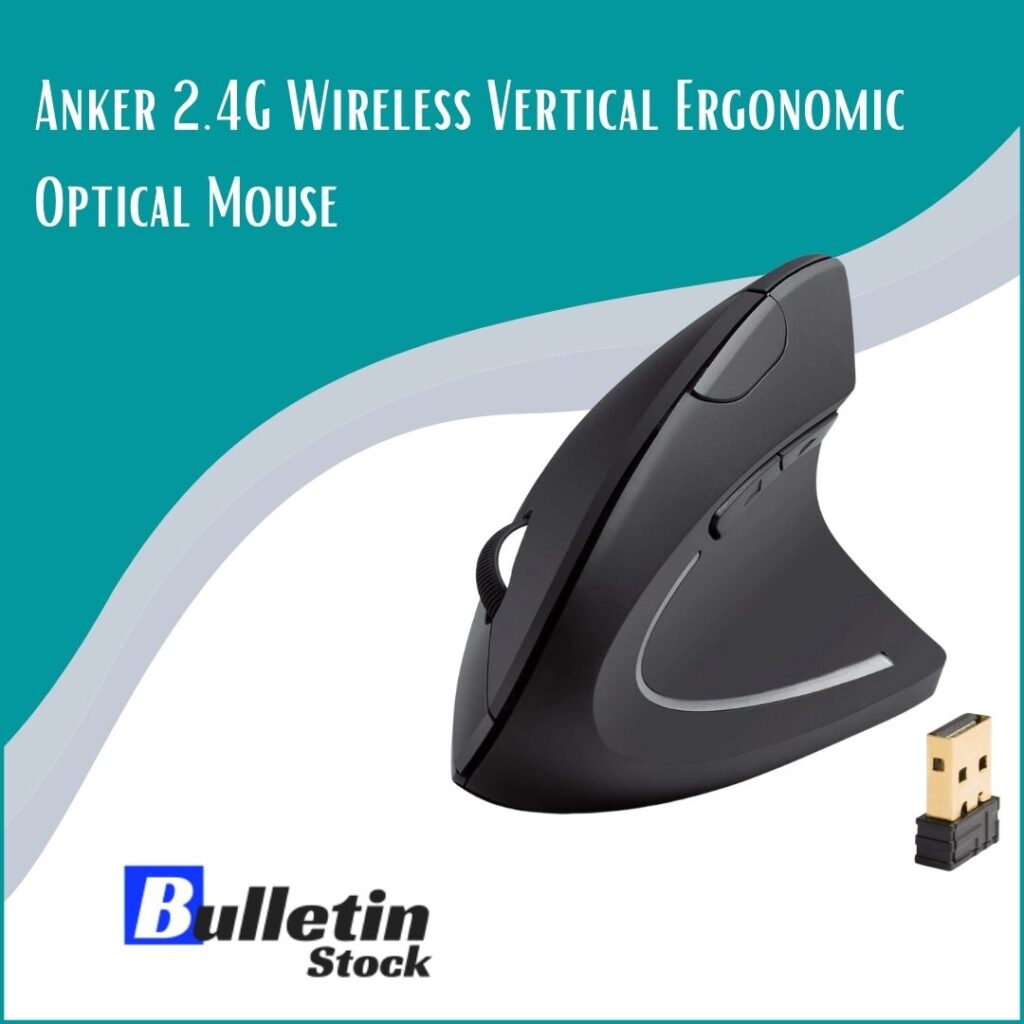 Anker 2.4G Wireless Vertical Ergonomic Optical Mouse