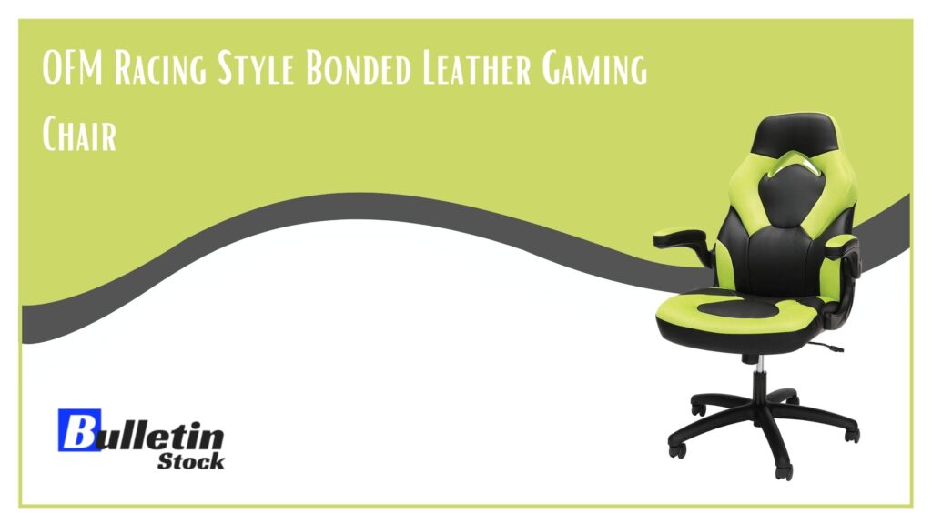 OFM Racing Style Bonded Leather Gaming Chair