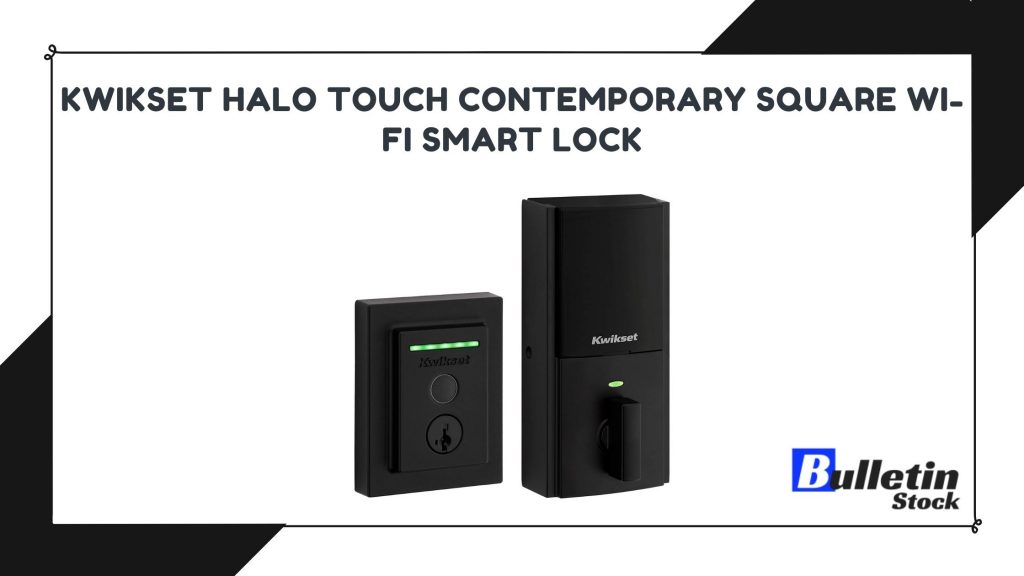 Kwikset Halo Touch Contemporary Square Wi-Fi Smart Lock