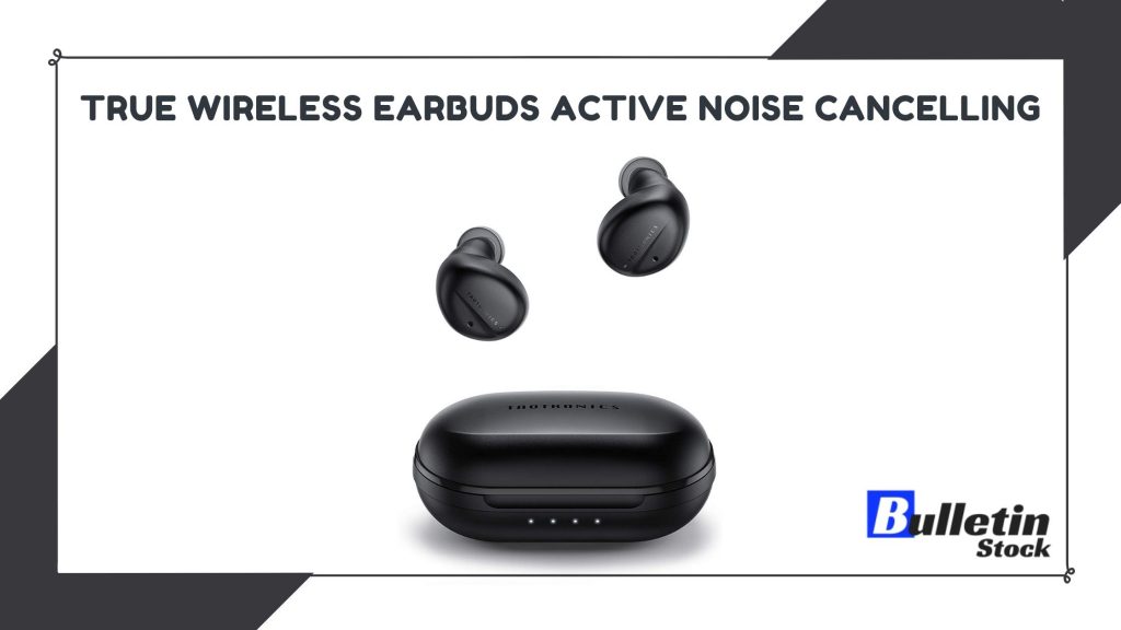 True Wireless Earbuds Active Noise Cancelling